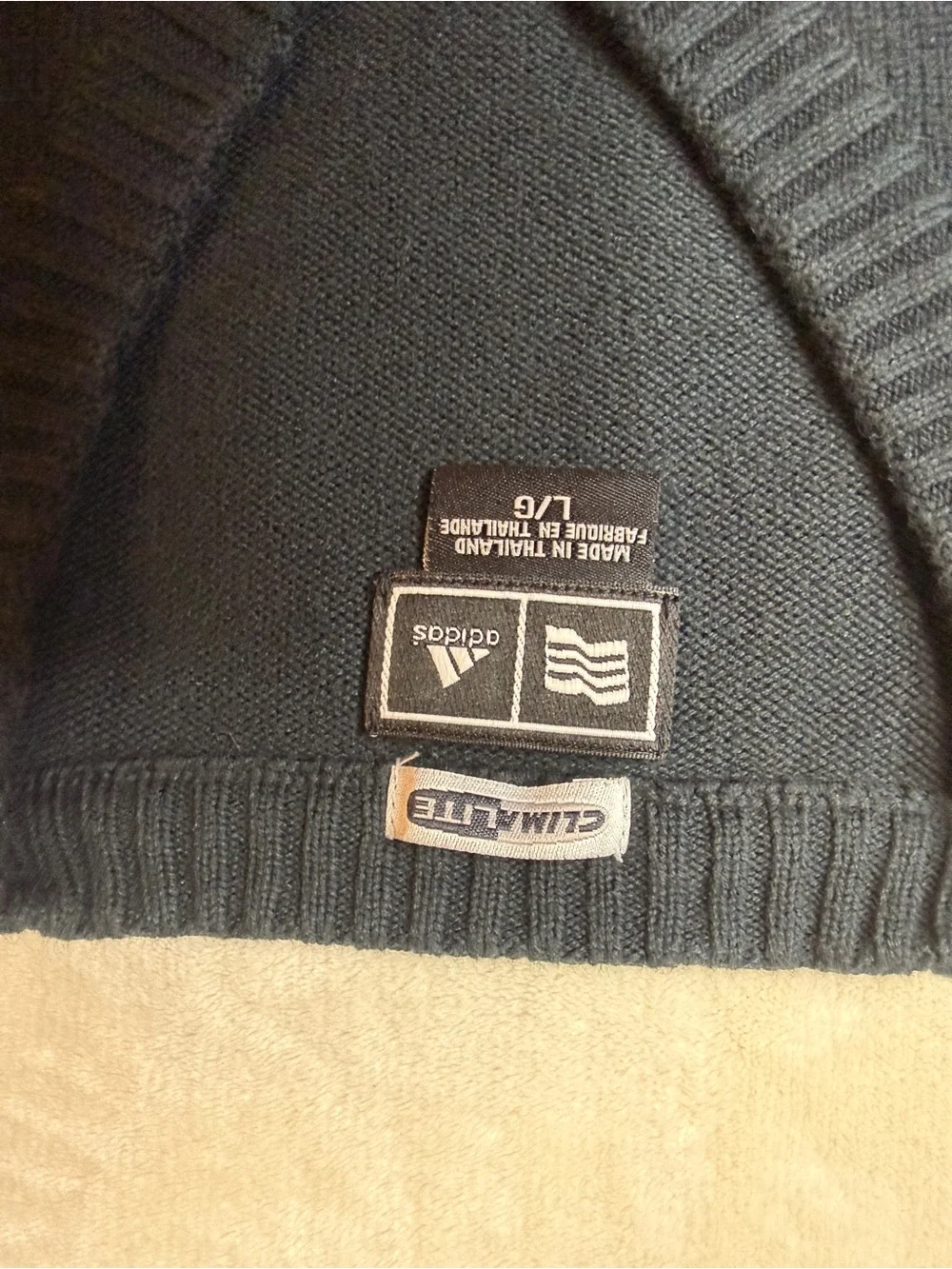 adidas Men’s Black V-Neck Knit Sweater Vest